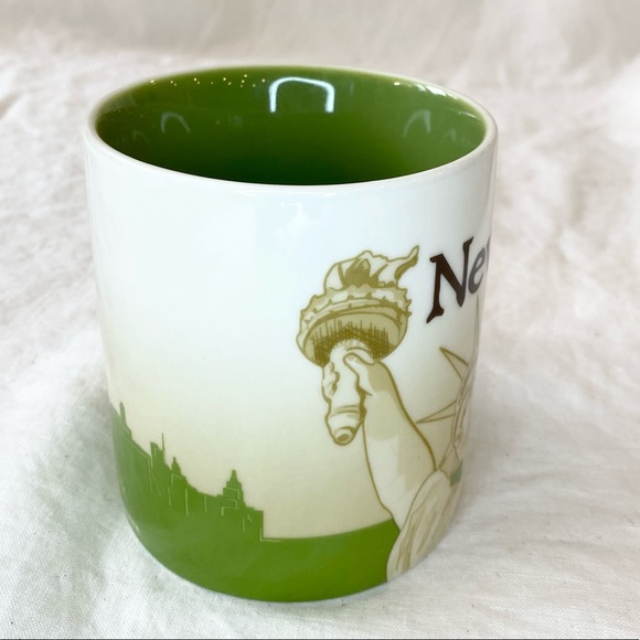 Starbucks 2012 NEW YORK Coffee Mug Cup Statue of Liberty Collectors Series - Picture 3 of 9